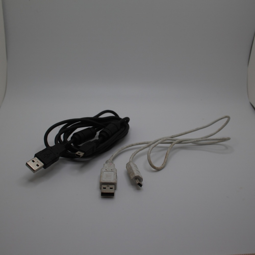 USB Cables Lot Mini A‎ B Data Sync Charger Cord Wire Universal Black White